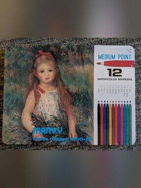 Vintage Marvy Artist Colors 1300-12 Marker Set
